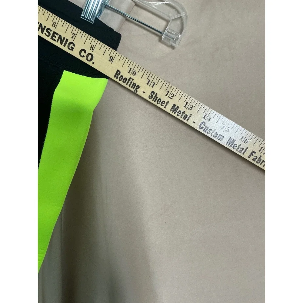 GoldFin Wetsuit Pants Kids 4 Black Neon Yellow Excellent 2mm Neoprene Leggings‎